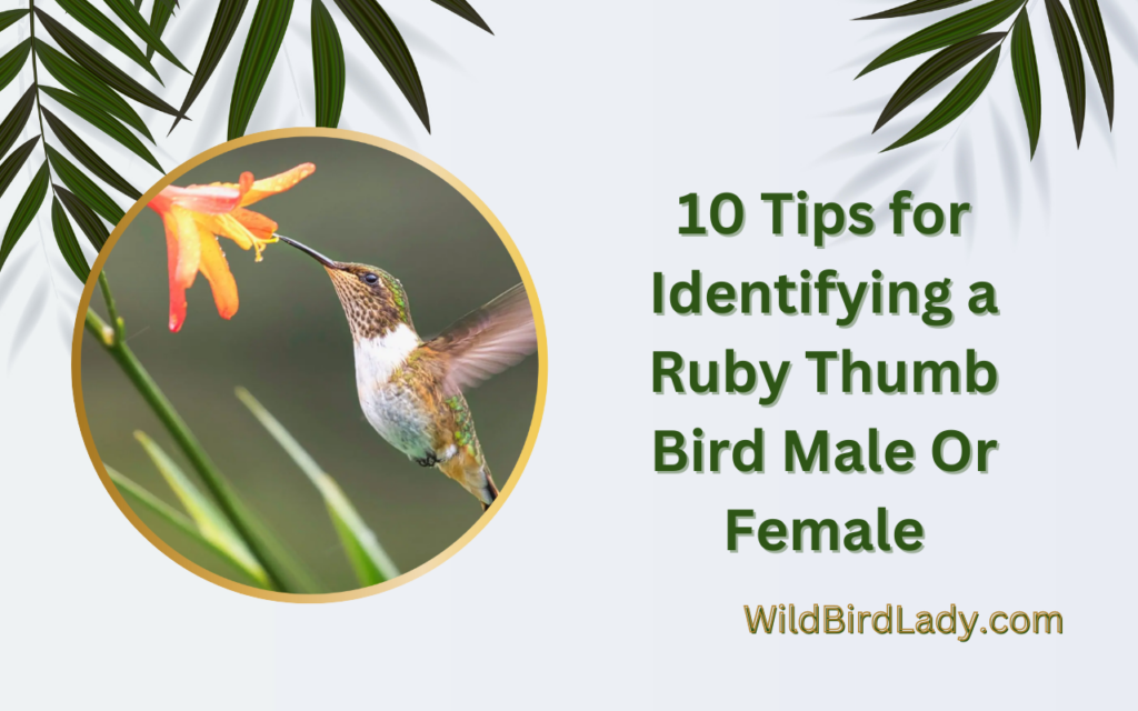 10 Tips for Identifying a Ruby Throated Hummingbird Male Or Female