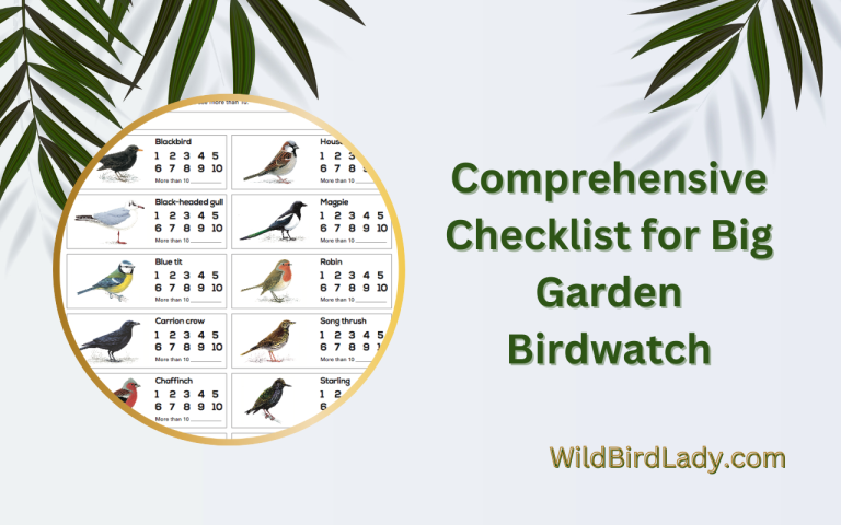 Checklist for Big Garden Birdwatch