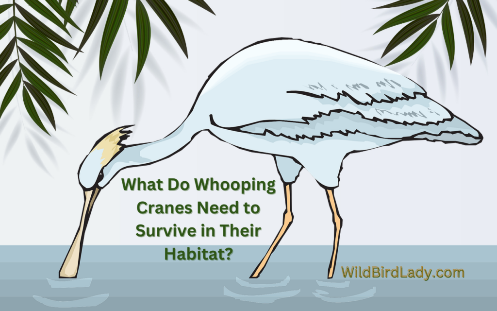 What Do Whooping Cranes Need to Survive in Their Habitat?