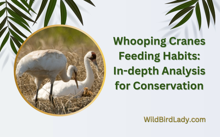 Whooping Cranes Feeding Habits