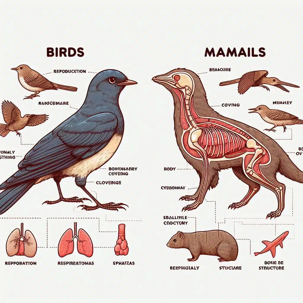 Key Differences Between Birds and Mammals