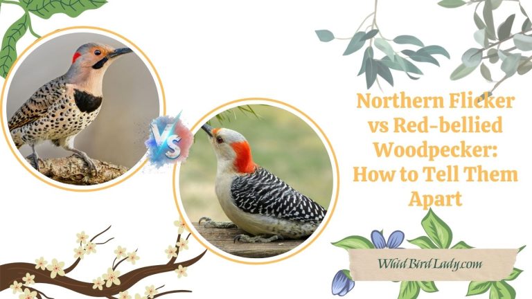 Northern Flicker vs Red-bellied Woodpecker How to Tell Them Apart