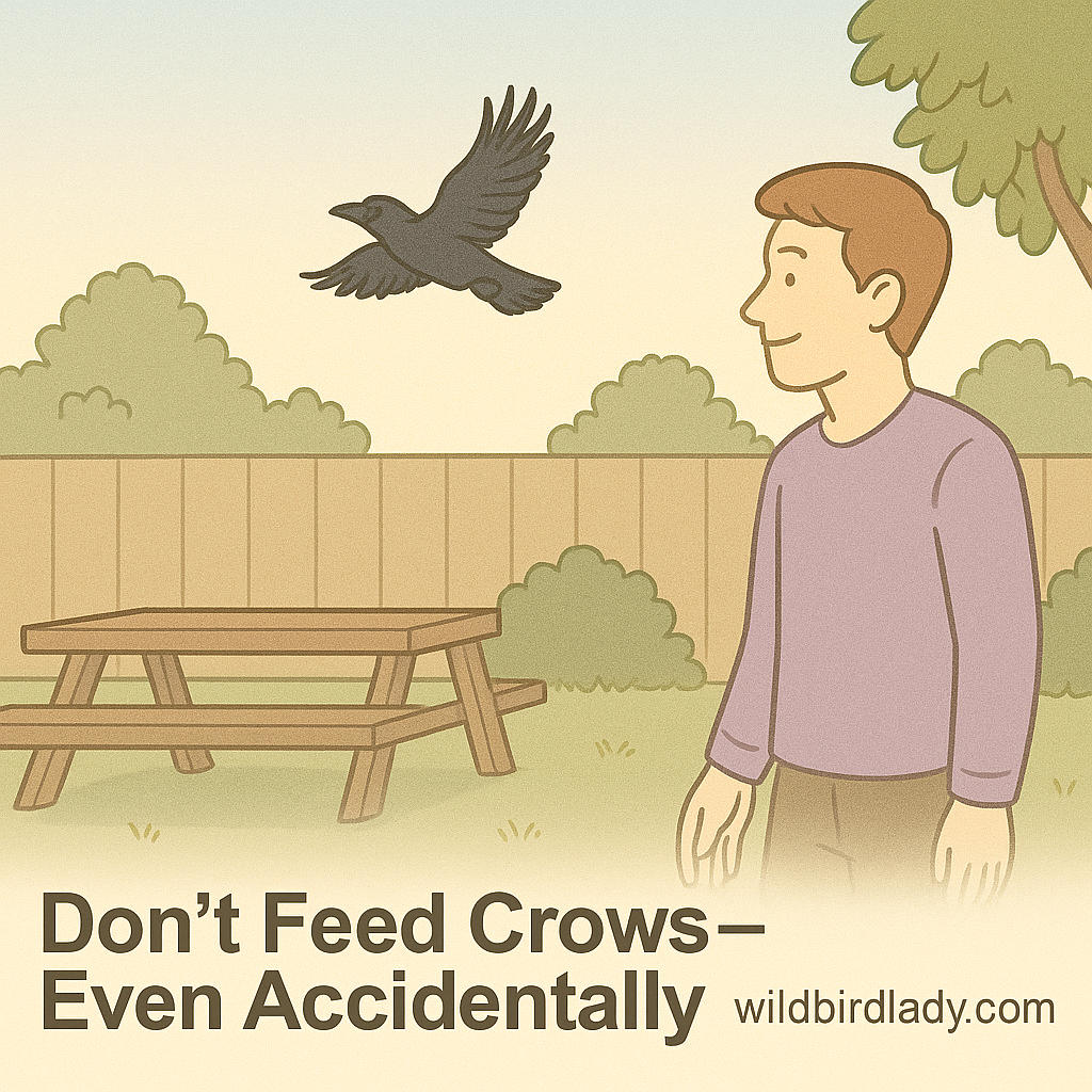 Don’t Feed Crows—Even Accidentally