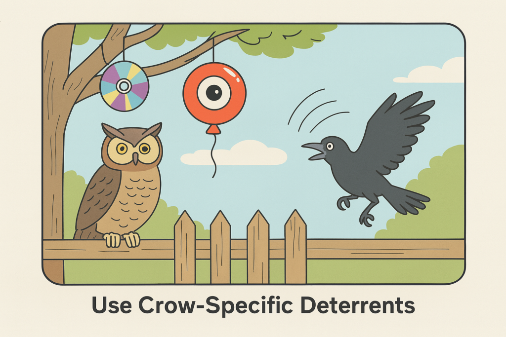 Use Crow-Specific Deterrents